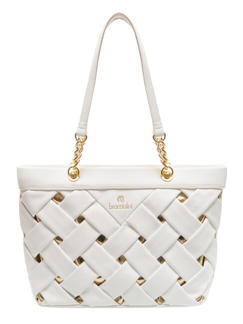 BRACCIALINI ICONS Woven shopping bag white - Women’s Bags