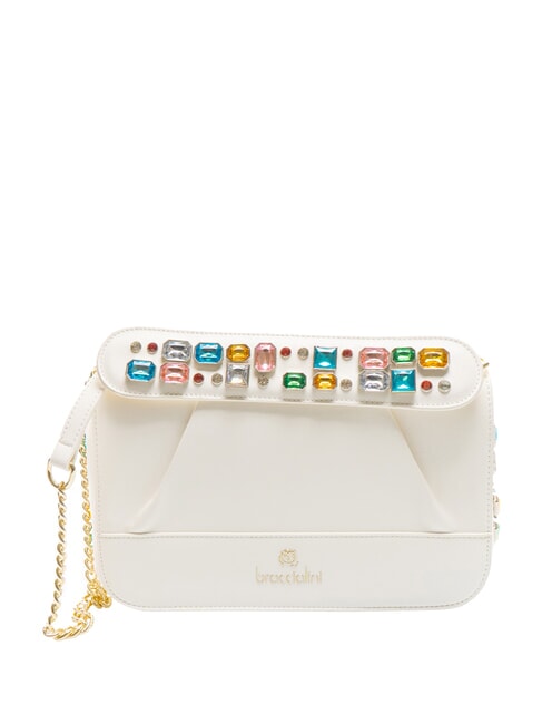 BRACCIALINI STONES Shoulder bag with colored stones white - Women’s Bags