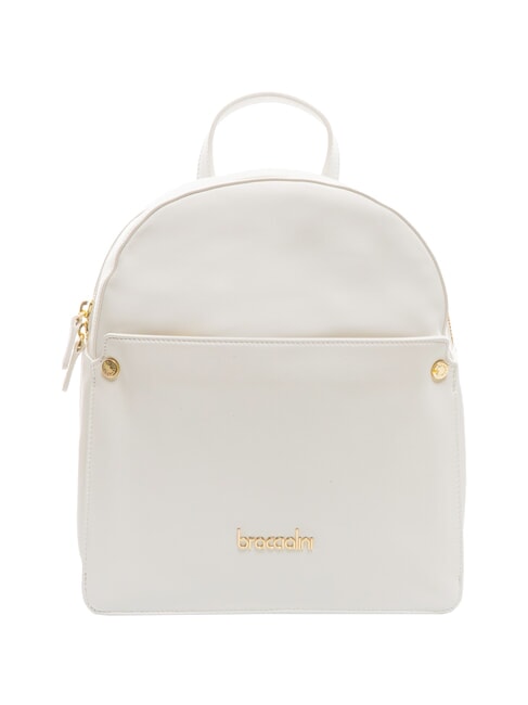 BRACCIALINI GRETA Round backpack with pocket white - Women’s Bags