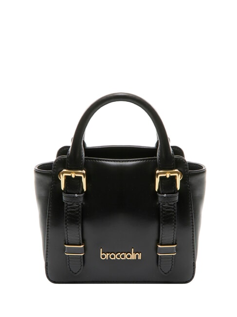 BRACCIALINI GRETA Small leather handbag black - Women’s Bags