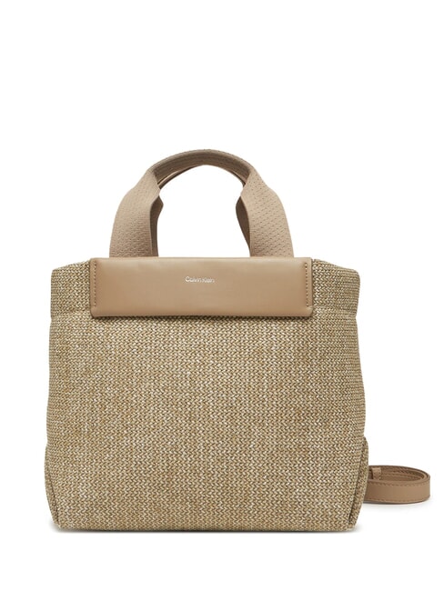 CALVIN KLEIN CK RAFFIA Handbag, with shoulder strap crockery - Women’s Bags