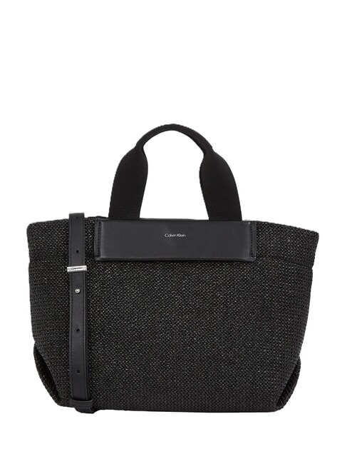 CALVIN KLEIN CK RAFFIA Handbag, with shoulder strap ck black - Women’s Bags