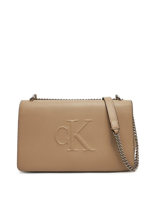 CALVIN KLEIN SCULPTED EW Shoulder bag / crossbody bag crockery - Women’s Bags