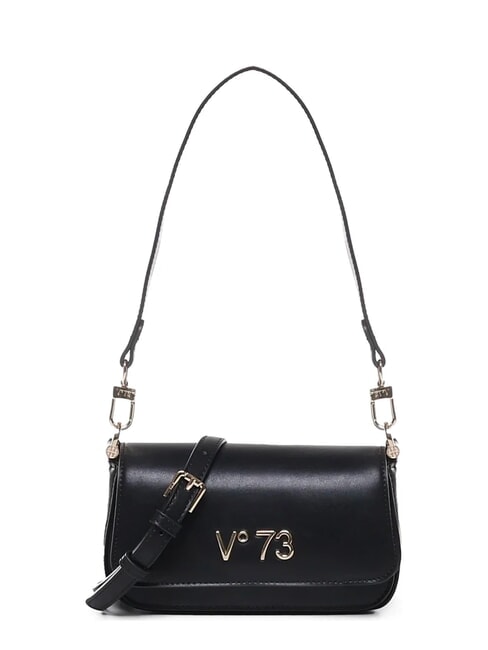 V73 BAMBOO BAG Bag with dual function flap black - Women’s Bags