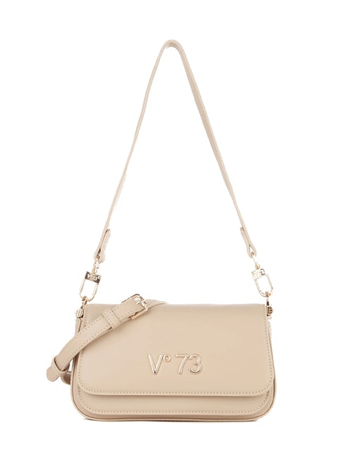 V73 BAMBOO BAG Bag with dual function flap beige - Women’s Bags