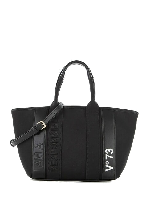 V73 RESPONSIBILITY SUMME Shopping bag with shoulder strap black - Women’s Bags