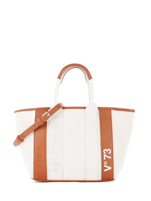 V73 RESPONSIBILITY SUMME Shopping bag with shoulder strap natural/leather - Women’s Bags