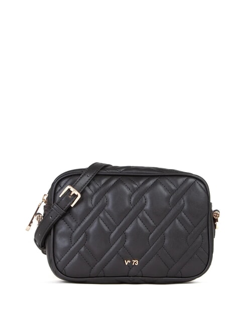 V73 MARGARET Quilted pattern camera case bag black - Women’s Bags