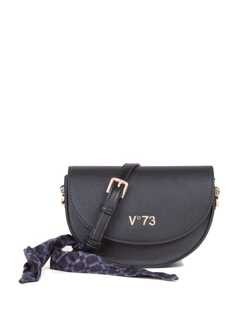 V73 ALICE Bag with flap and scarf black - Women’s Bags
