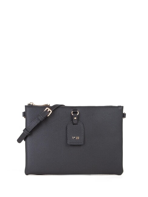V73 VIVIENNE Flat clutch bag with shoulder strap black - Women’s Bags