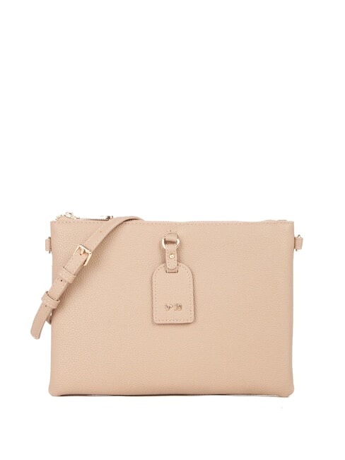 V73 VIVIENNE Flat clutch bag with shoulder strap beige - Women’s Bags