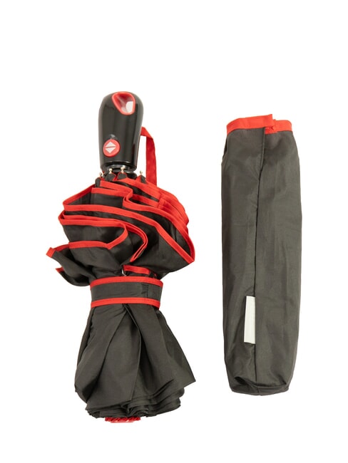 FERRÈ MINI Automatic Open/Close Umbrella black / red - Umbrellas