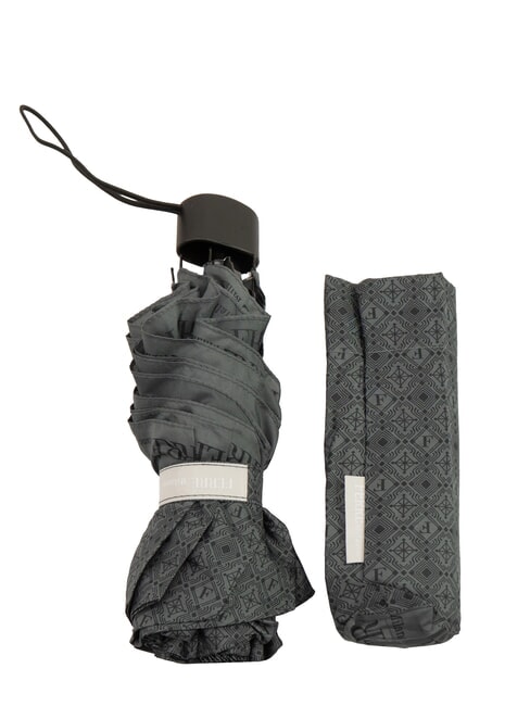 FERRÈ MINI Windproof manual umbrella grey tie 01 - Umbrellas