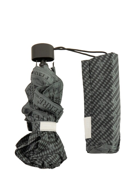 FERRÈ MINI Windproof manual umbrella grey tie 03 - Umbrellas