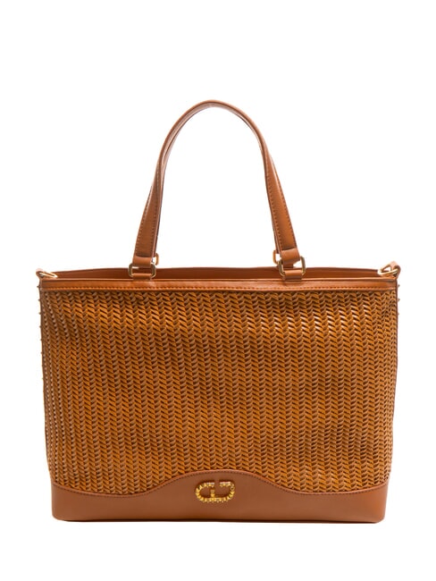 GAUDÌ DELIA Woven shopping bag tan - Women’s Bags