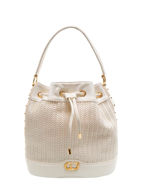 GAUDÌ DELIA Woven Bucket Bag white - Women’s Bags