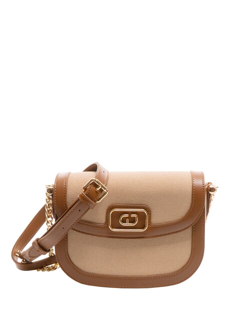 GAUDÌ DAKOTA Mini shoulder bag with flap tan - Women’s Bags
