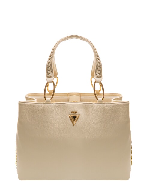 GAUDÌ DILETTA Handbag with shoulder strap CREAM - Women’s Bags