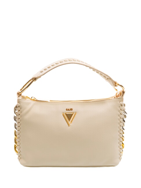 GAUDÌ DILETTA Handbag with shoulder strap CREAM - Women’s Bags