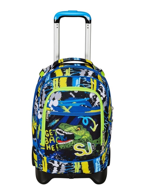 SJGANG CUCCIOLI  NEW TECH Detachable trolley backpack, 2 wheels Black - Backpack trolleys