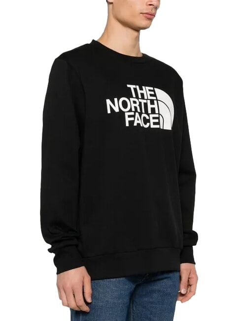 THE NORTH FACE EASY Crewneck sweatshirt with maxi logo tnf black - Sweatshirts