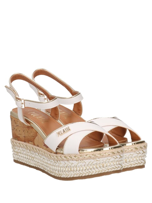 ALVIERO MARTINI PRIMA CLASSE GEO  High Espadrilles Sandals white - Women’s shoes