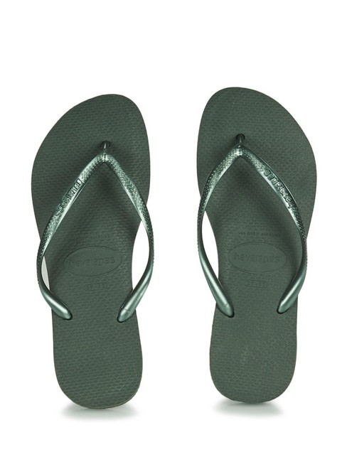 HAVAIANAS flip flops SLIM olivegreen - Women’s shoes