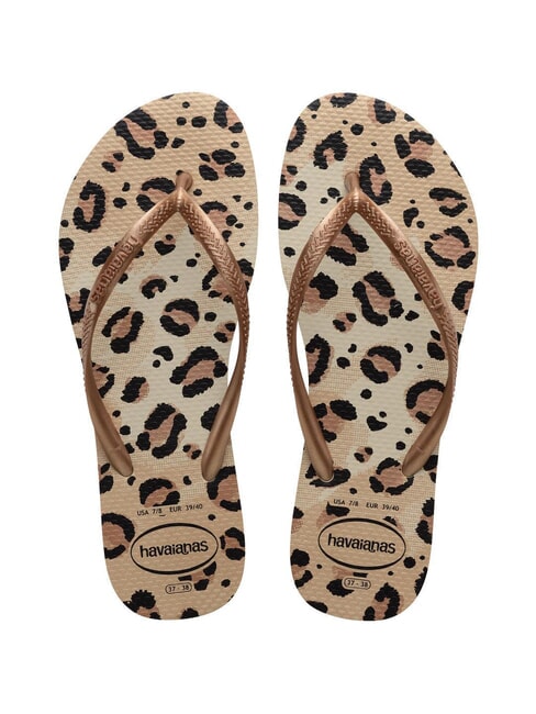 HAVAIANAS SLIM ANIMALS SLIM ANIMALS flip flops beige/beige - Women’s shoes