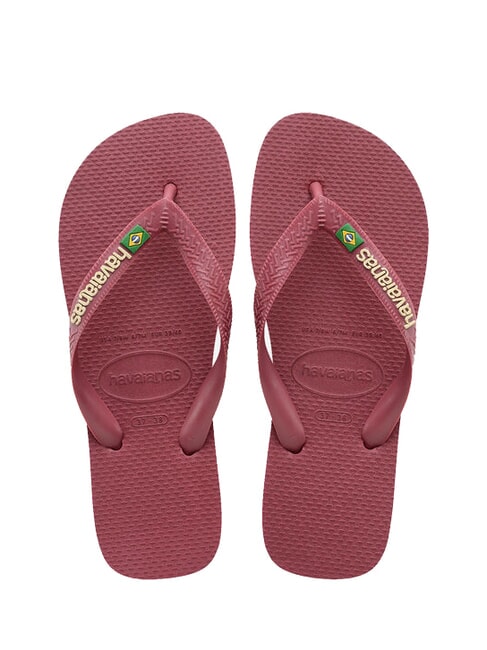 HAVAIANAS BRASIL LOGO Men's flip flops amaranth - Unisex shoes