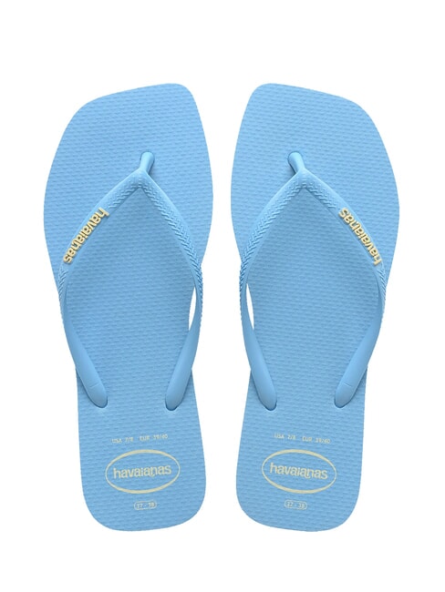 HAVAIANAS SQUARE LOGO Flip-flops lavender blue - Women’s shoes