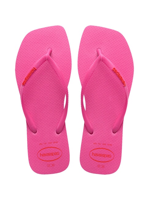 HAVAIANAS SQUARE LOGO Flip-flops pinkflux - Women’s shoes