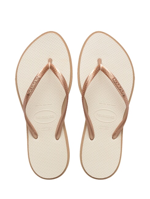HAVAIANAS SLIM POINT Flip-flops rose gold/beige - Women’s shoes