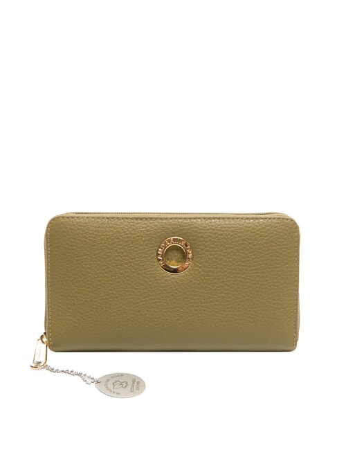 MANDARINA DUCK MELLOW  Large zip around leather wallet aloe - Women’s Wallets