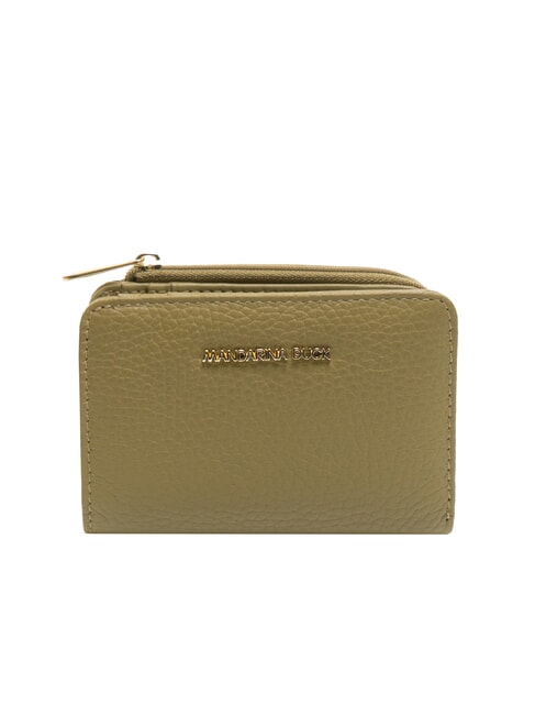MANDARINA DUCK MELLOW LEATHER Flat leather wallet aloe - Women’s Wallets