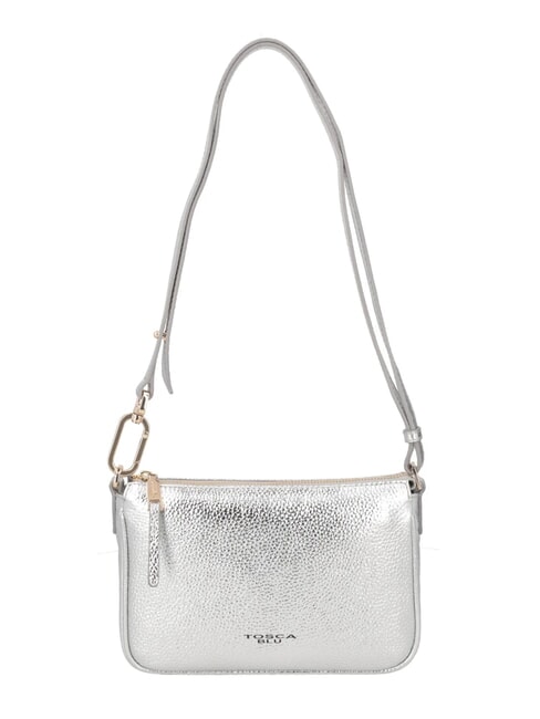 TOSCA BLU MOONY BAGS Leather shoulder bag SILVER - Women’s Bags