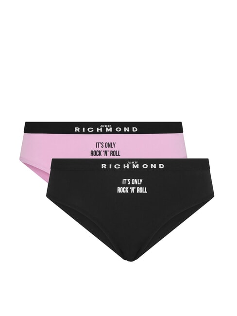 JOHN RICHMOND HUITEMA 2 rock'n roll slips black/pink - Women's briefs