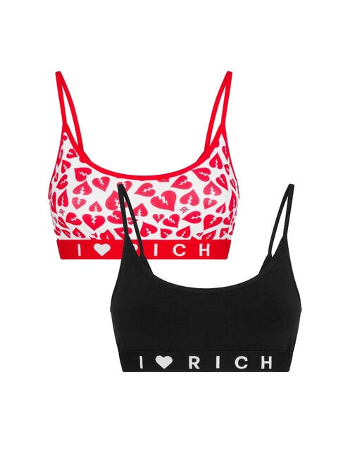 JOHN RICHMOND MARTIN 2 bandeau bras wht/black - Women's Underwear