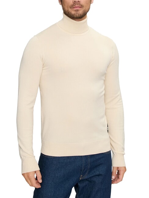 RICHMOND X CUSMA Turtleneck sweater bone white - Men's Sweaters