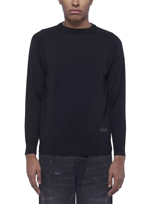 RICHMOND X MORI Crewneck sweater black2 - Men's Sweaters