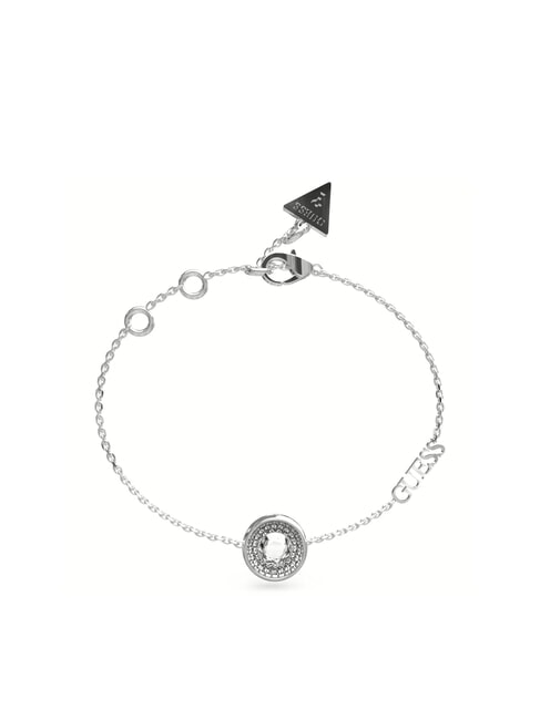 GUESS UNIQUE SOLITAIRE Bracelet with zirconia SILVER - Bracelets
