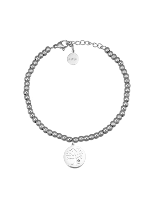 AMEN ACCIAIO Tree of Life Bracelet silver - Bracelets