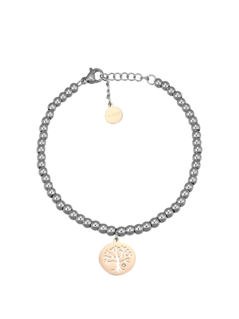 AMEN ACCIAIO Tree of Life Bracelet steel/roses - Bracelets