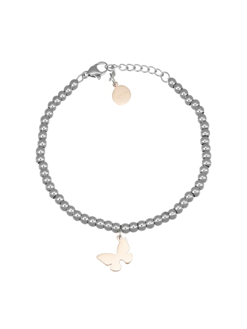 AMEN ACCIAIO Steel bracelet steel/roses - Bracelets