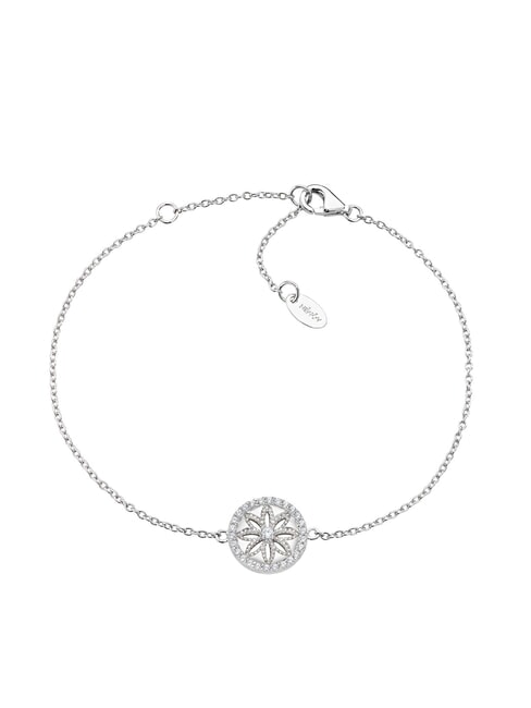 AMEN FIORE DELLA VITA Silver bracelet with crystals rhodium - Bracelets