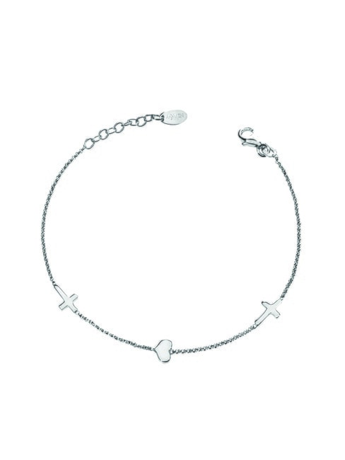 AMEN PREGA E AMA Silver bracelet rhodium - Bracelets