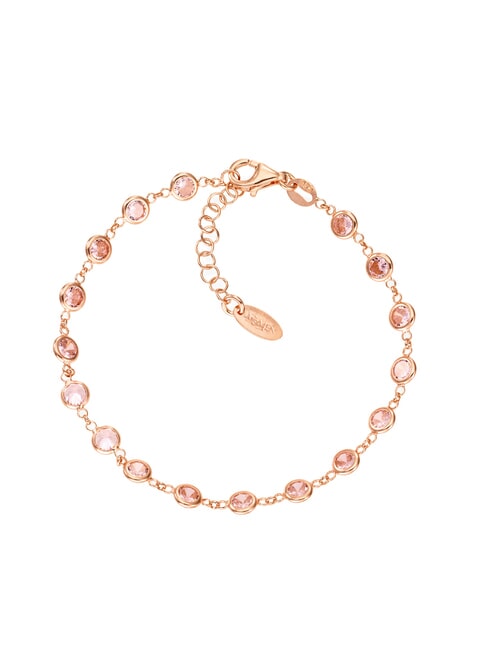 AMEN TENNIS Silver bracelet with zirconia rose - Bracelets