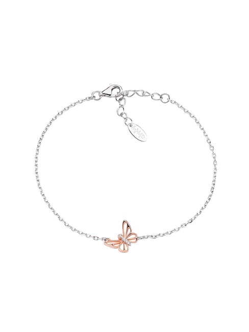 AMEN ANIMALIER LUXURY Butterfly Bracelet rhodium/rosš - Bracelets
