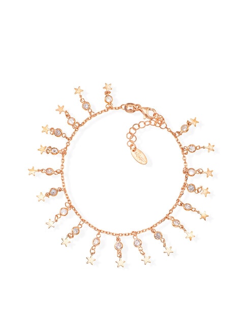 AMEN COUTURE Bracelet with stars and zircons rose - Bracelets