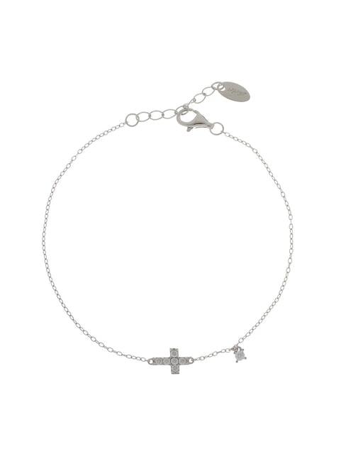 AMEN CROCI Silver bracelet rhodium - Bracelets