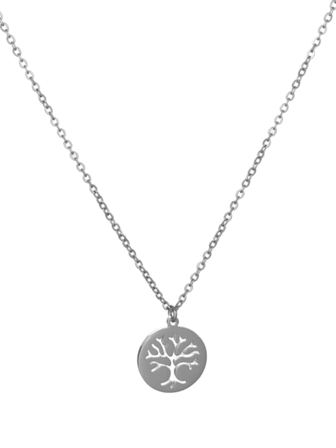 AMEN ACCIAIO Tree of Life Necklace silver - Necklaces